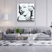 ・"Marilyn Monroe"・Glass Wall Art - ArtDesigna Glass Printing Wall Art