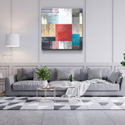 ・"Squares"・Glass Wall Art - ArtDesigna Glass Printing Wall Art