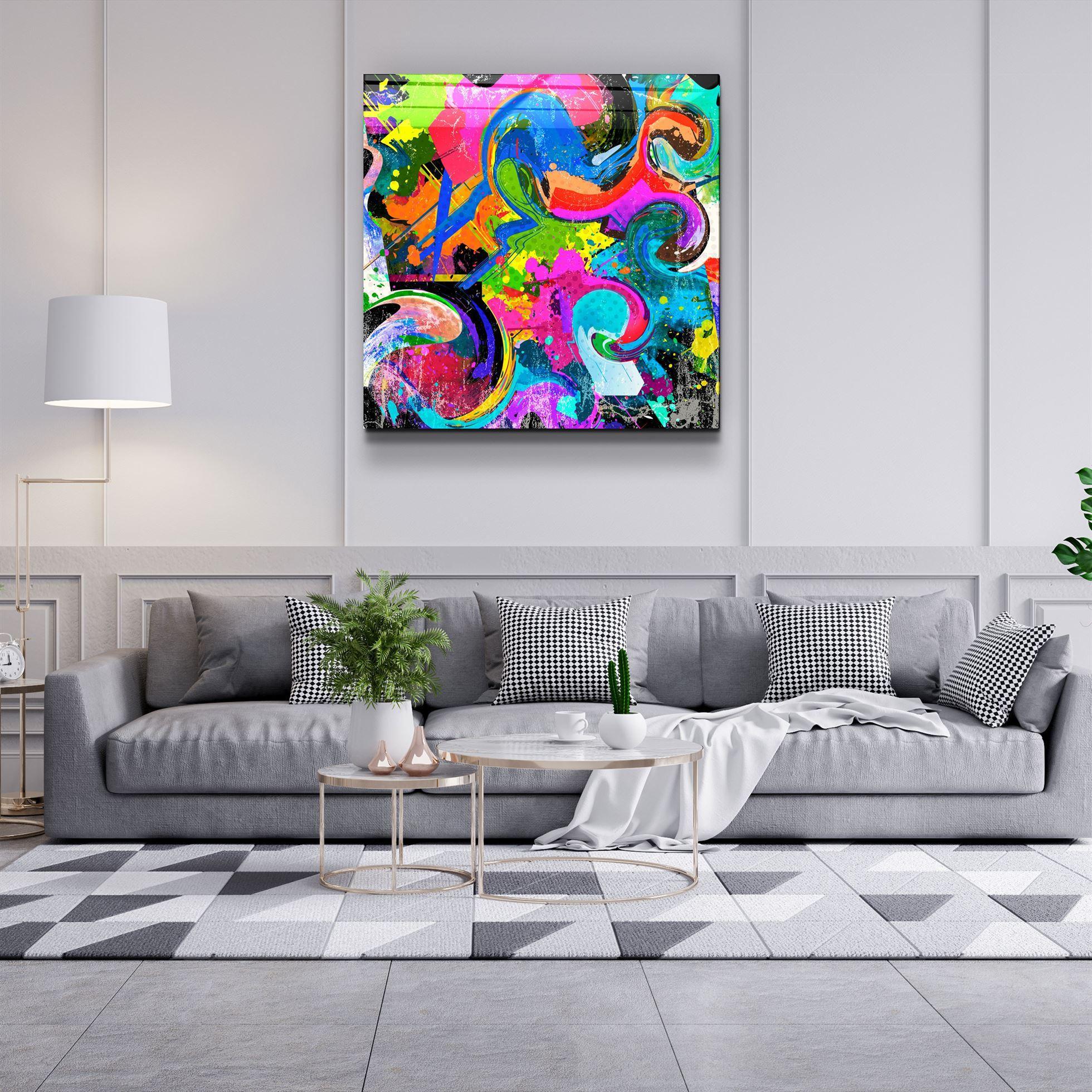 ・"Color Mix"・Glass Wall Art - ArtDesigna Glass Printing Wall Art