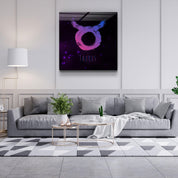 ."Zodiac V2 - Taurus". Glass Wall Art - ArtDesigna Glass Printing Wall Art