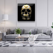 ・"Abstract Skull"・Glass Wall Art - ArtDesigna Glass Printing Wall Art
