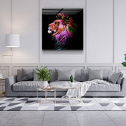 The King | Designer's Collection Glass Wall Art - Artdesigna