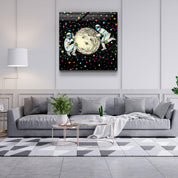 ・"Pushing A Planet"・Glass Wall Art - ArtDesigna Glass Printing Wall Art
