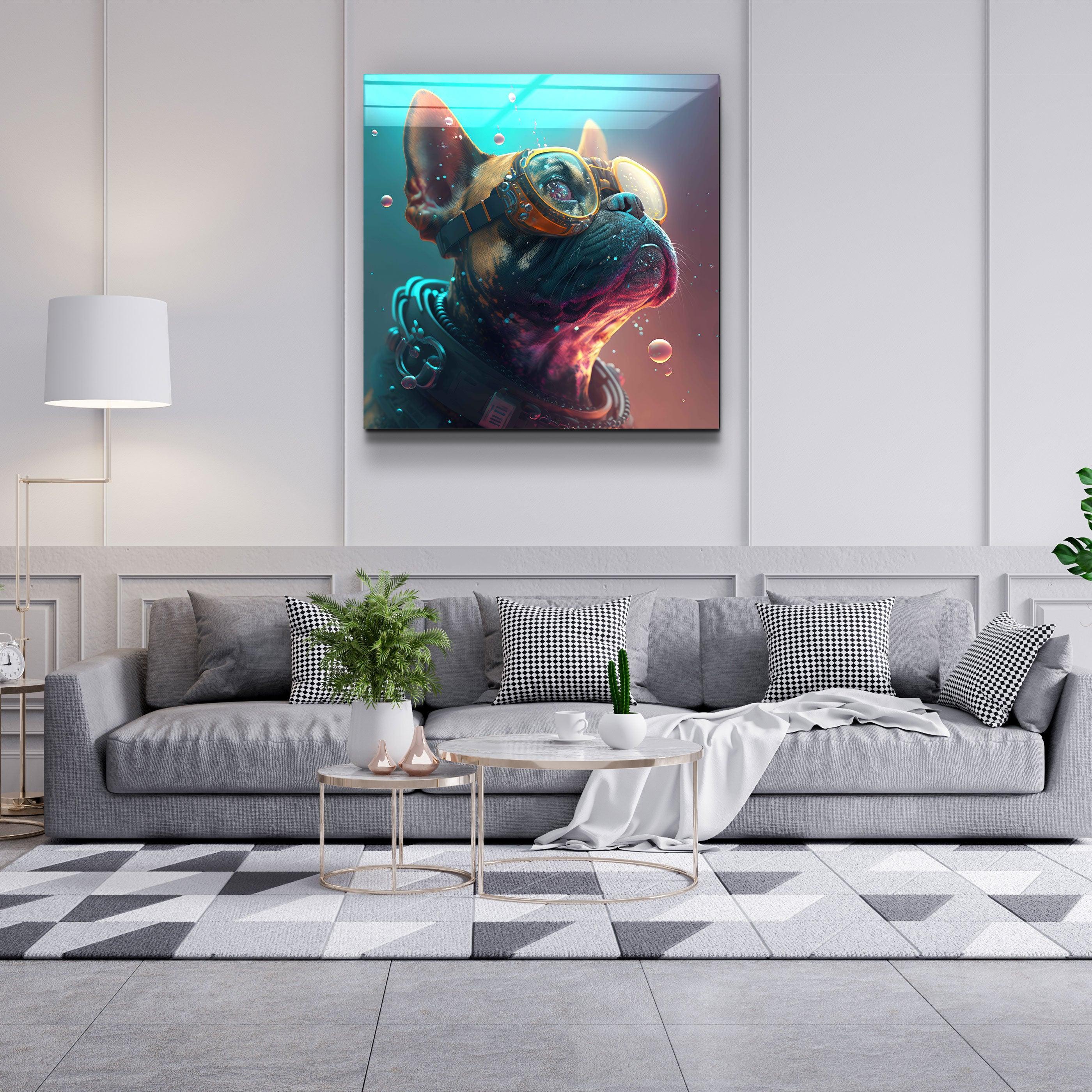 ."Gatekeeper". Secret World Collection Glass Wall Art - ArtDesigna Glass Printing Wall Art