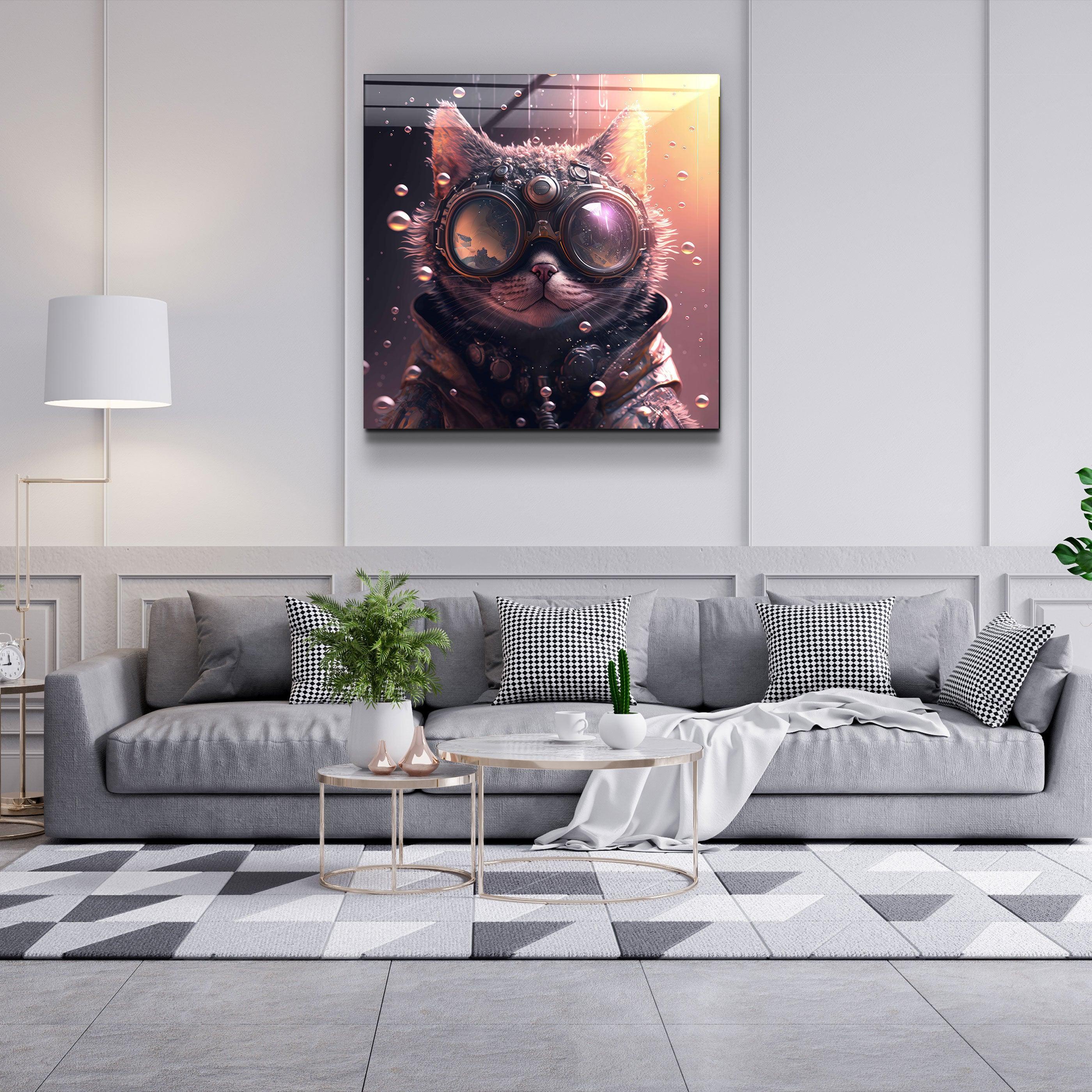 ."Spotter". Secret World Collection Glass Wall Art - ArtDesigna Glass Printing Wall Art