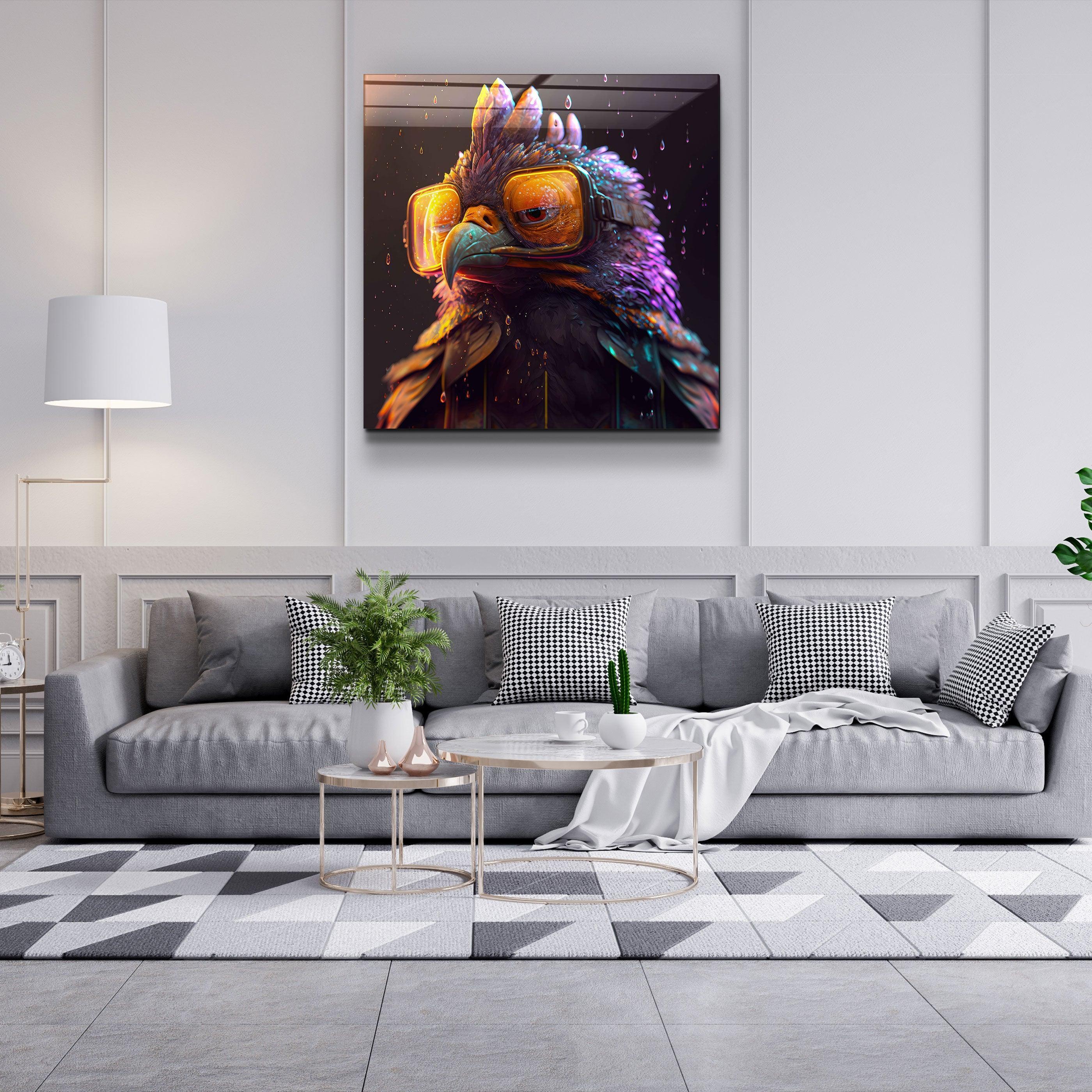 ."Aviator". Secret World Collection Glass Wall Art - ArtDesigna Glass Printing Wall Art