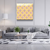 ."Retro Lollipops". Contemporary Collection Glass Wall Art - ArtDesigna Glass Printing Wall Art