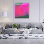 ."Pink Hypnosis". Designer's Collection Glass Wall Art - ArtDesigna Glass Printing Wall Art