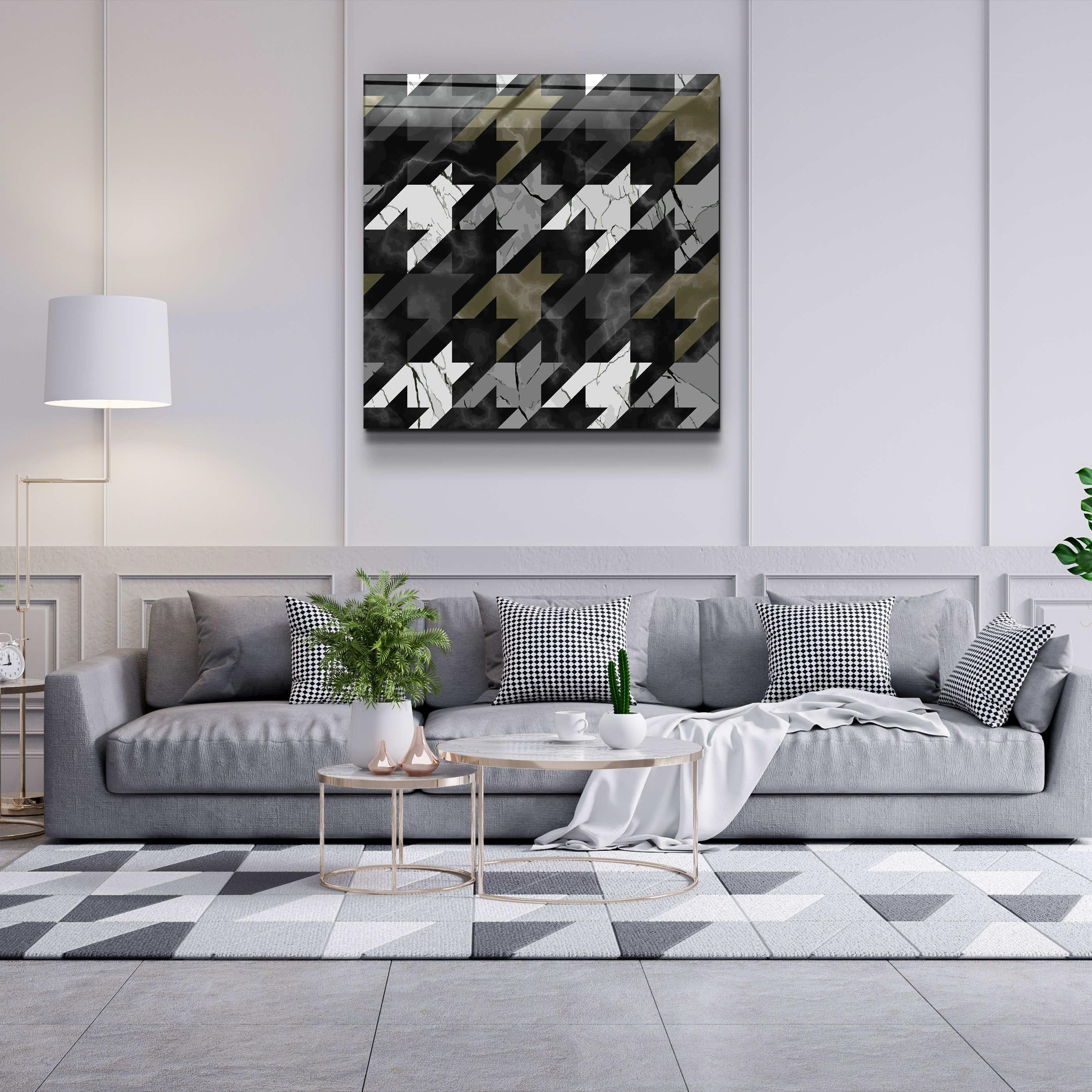 ."Bat Marble V2". Designer's Collection Glass Wall Art - ArtDesigna Glass Printing Wall Art