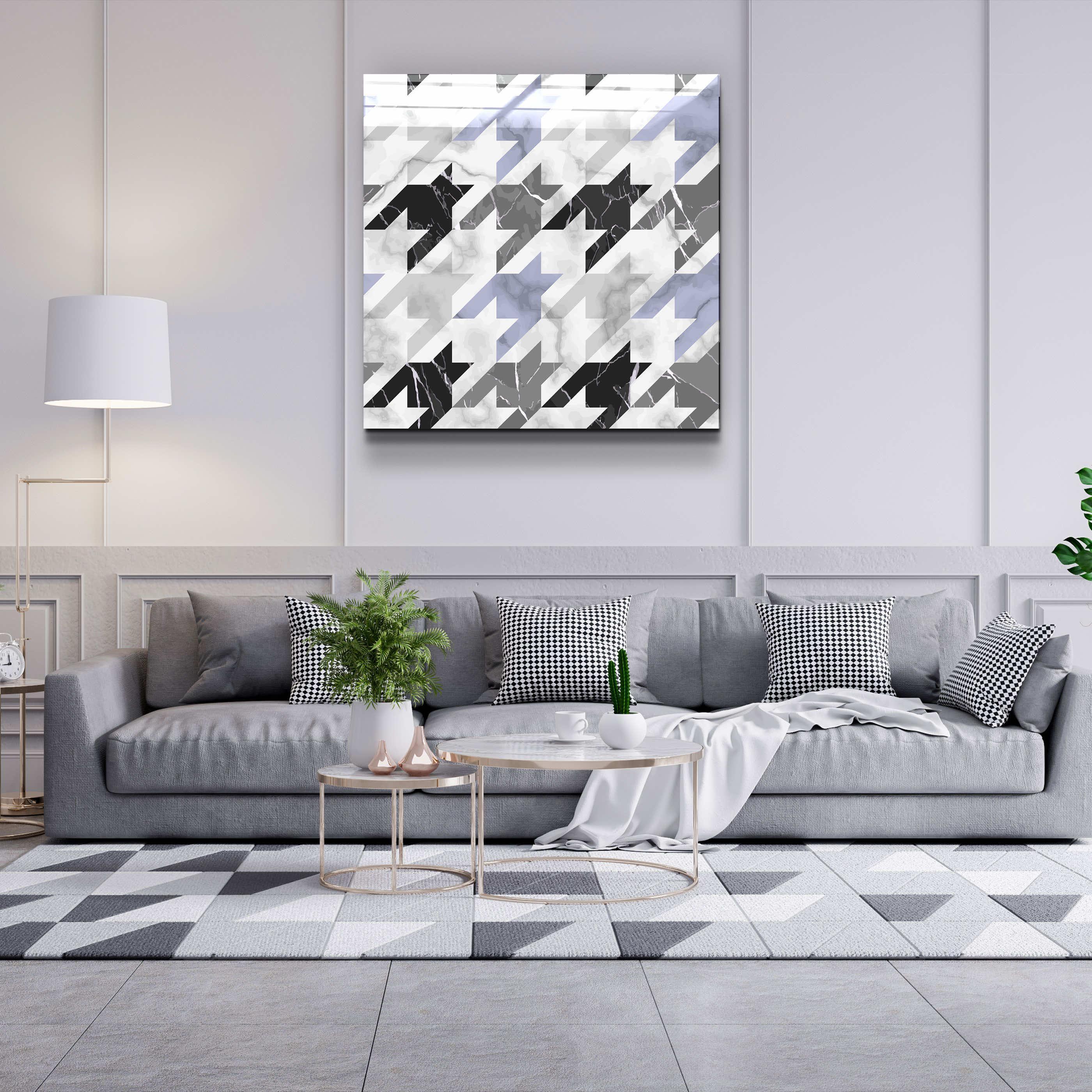 ."Bat Marble V3". Designer's Collection Glass Wall Art - ArtDesigna Glass Printing Wall Art