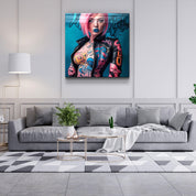 ."Tattooed v7". Designer's Collection Glass Wall Art - ArtDesigna Glass Printing Wall Art