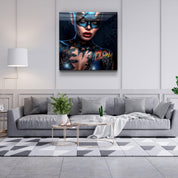 ."Tattooed v5". Designer's Collection Glass Wall Art - ArtDesigna Glass Printing Wall Art
