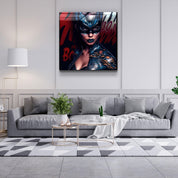 ."Tattooed v4". Designer's Collection Glass Wall Art - ArtDesigna Glass Printing Wall Art