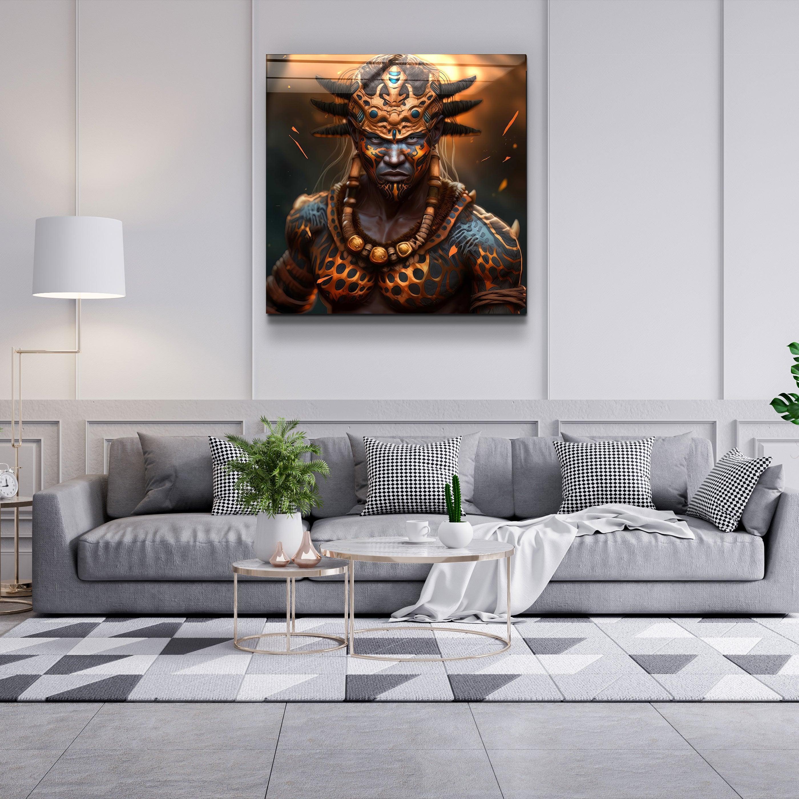 ."Warriors 2". Secret World Collection Glass Wall Art - ArtDesigna Glass Printing Wall Art