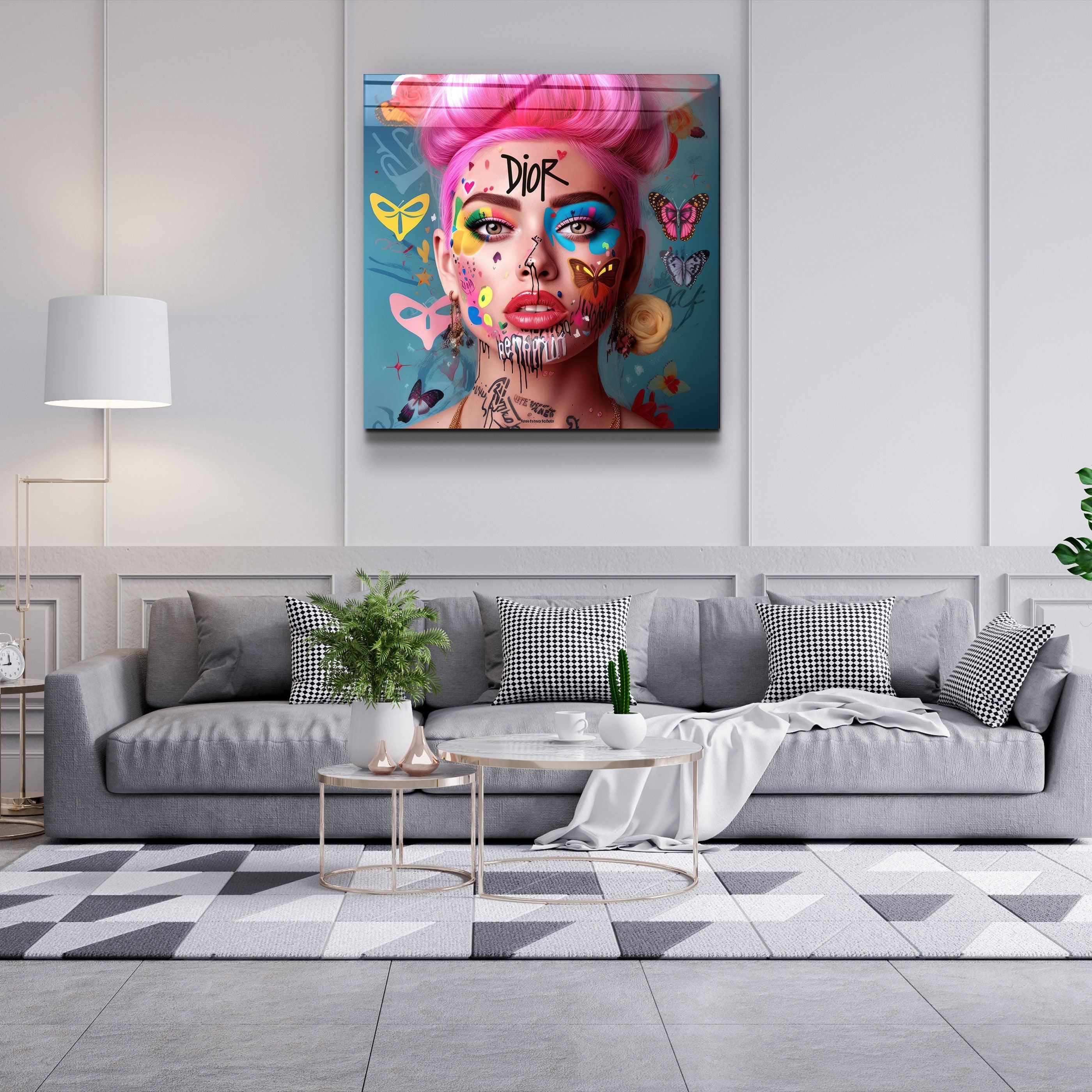 ."Stylish". Designers Collection Glass Wall Art - ArtDesigna Glass Printing Wall Art