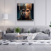 ."Woman Warrior 3". Secret World Collection Glass Wall Art - ArtDesigna Glass Printing Wall Art