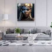."Woman Warrior 4". Secret World Collection Glass Wall Art - ArtDesigna Glass Printing Wall Art