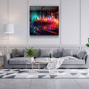 ."Paint Drops V1". Designers Collection Glass Wall Art - ArtDesigna Glass Printing Wall Art