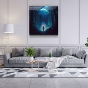 ."Alone in the Secret Forest V1". Glass Wall Art - ArtDesigna Glass Printing Wall Art