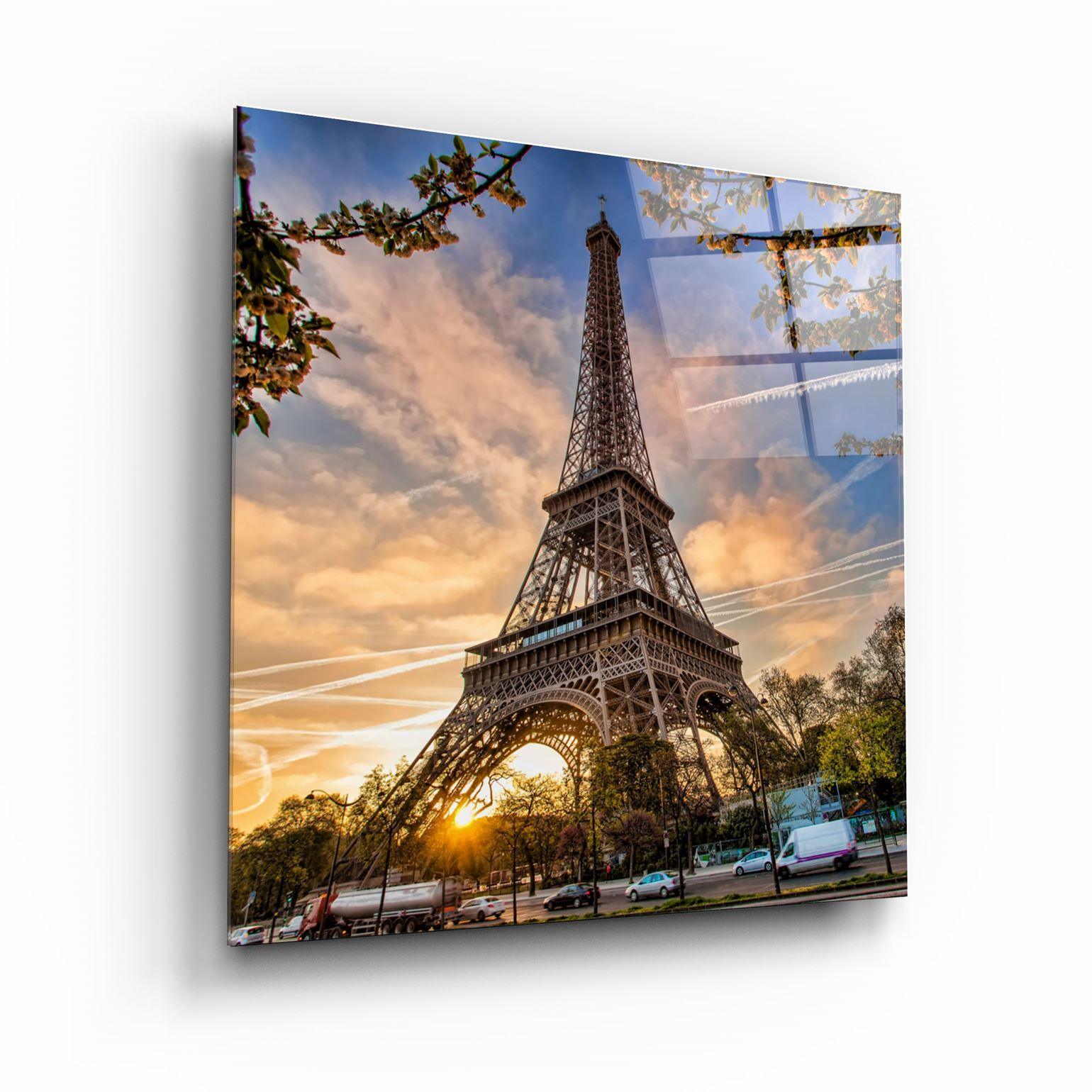 ・"Eiffel Tower"・Glass Wall Art - ArtDesigna Glass Printing Wall Art