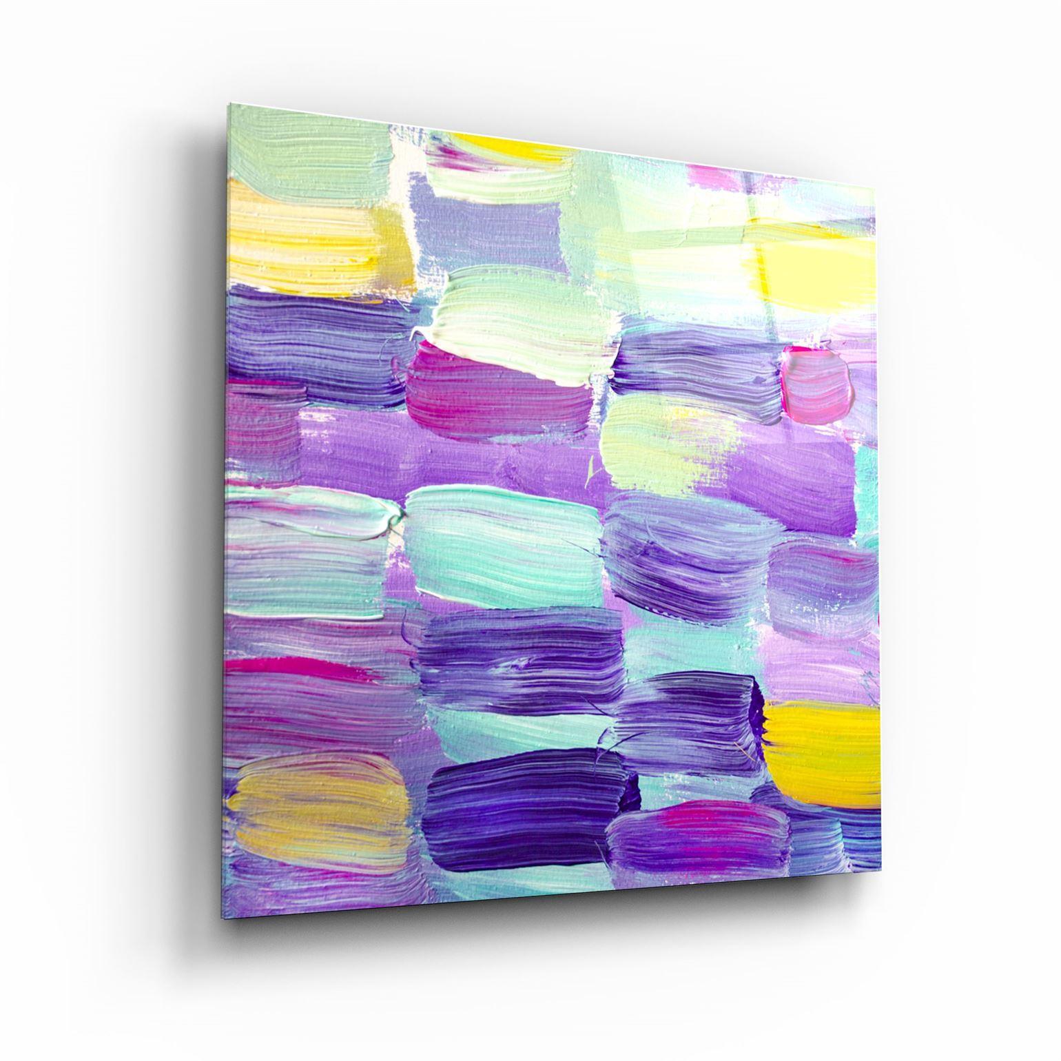 ・"Pinkastone"・Glass Wall Art - ArtDesigna Glass Printing Wall Art