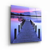 Dreamy Colors Quay | Glass Wall Art