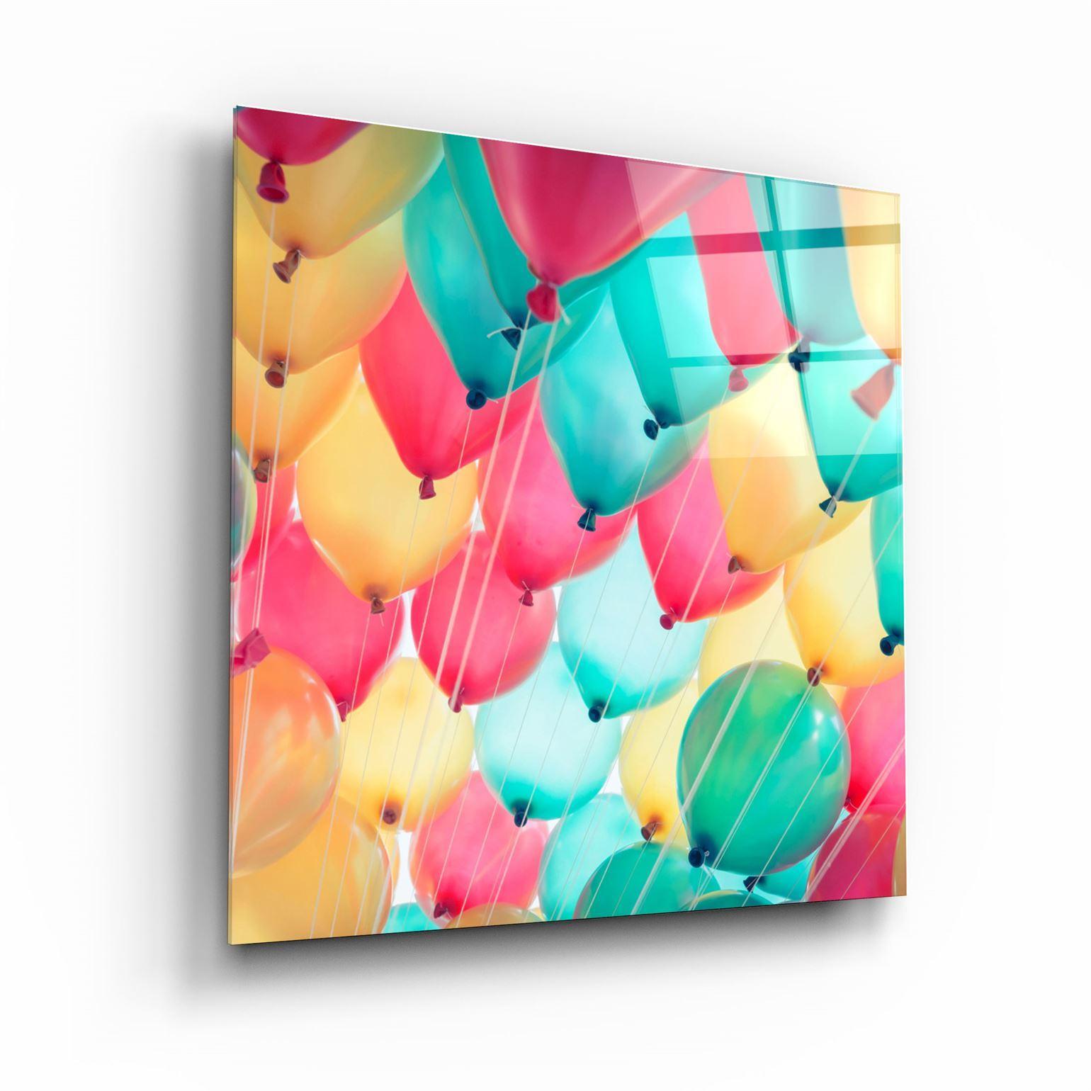 ・"Balloons"・Glass Wall Art - ArtDesigna Glass Printing Wall Art