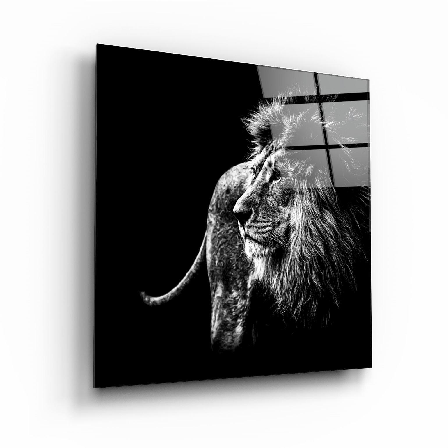 ・"Lion"・Glass Wall Art - ArtDesigna Glass Printing Wall Art