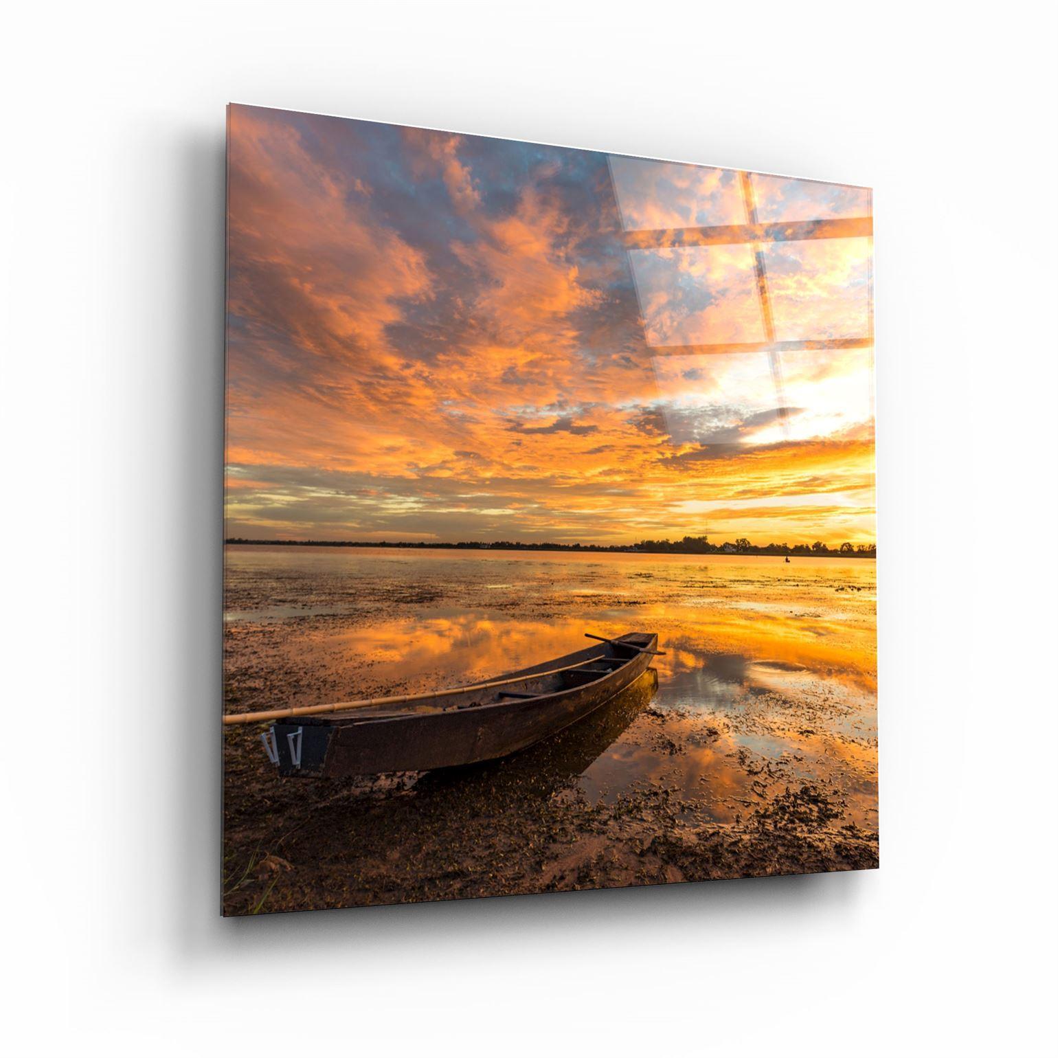 ・"Lake"・Glass Wall Art - ArtDesigna Glass Printing Wall Art