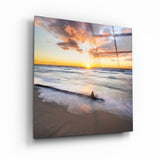 Sunset | Glass Wall Art