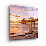 Quay of Tranquility | Glass Wall Art