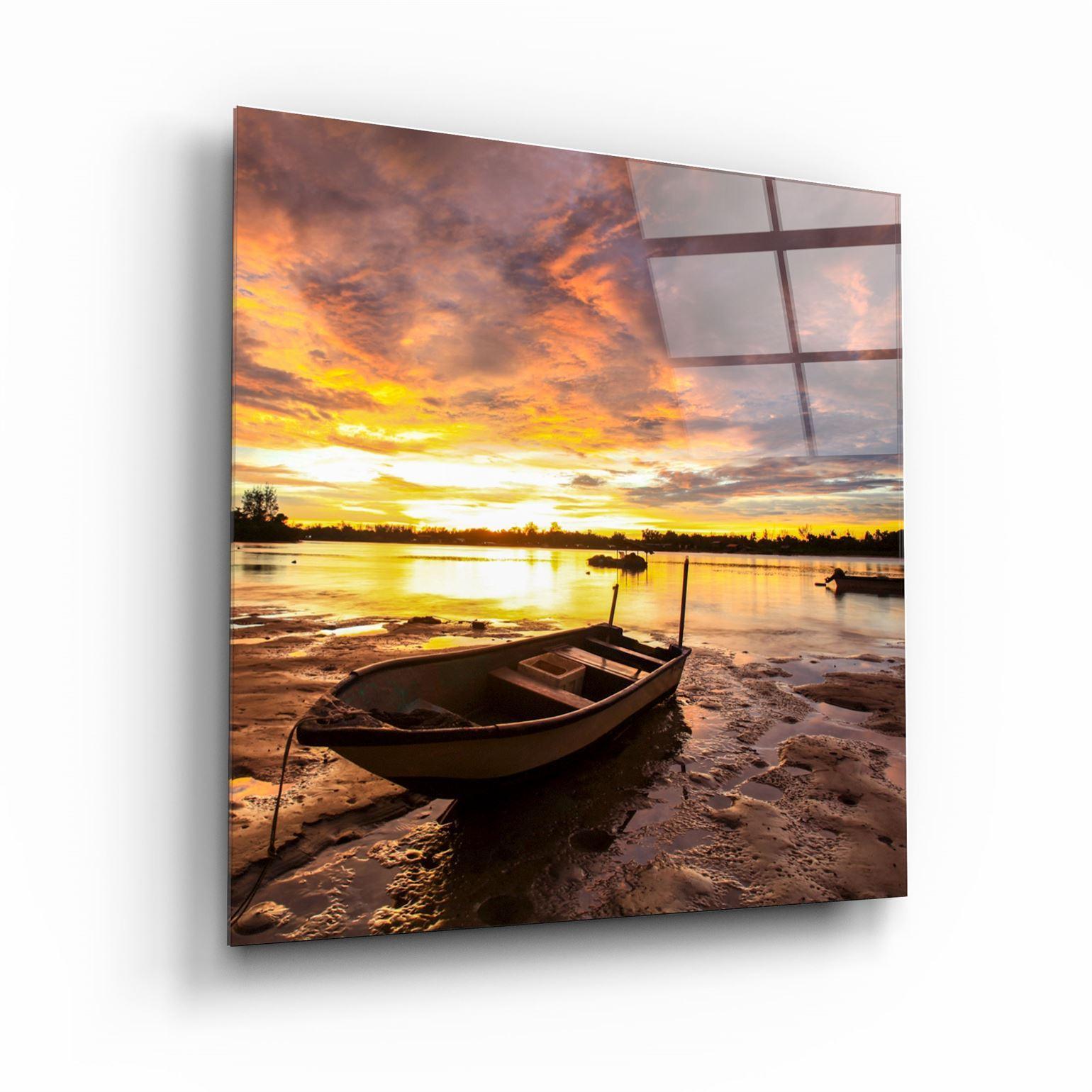 ・"Lake"・Glass Wall Art - ArtDesigna Glass Printing Wall Art