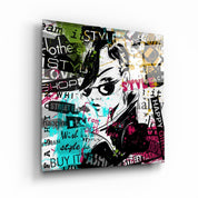 ・"Fashion"・Glass Wall Art - ArtDesigna Glass Printing Wall Art