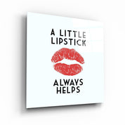 ・"Lipstick"・Glass Wall Art - ArtDesigna Glass Printing Wall Art