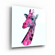 ・"Giraffe"・Glass Wall Art - ArtDesigna Glass Printing Wall Art
