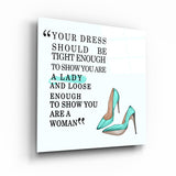 Dress | Glass Wall Art