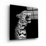 ・"Leopard"・Glass Wall Art - ArtDesigna Glass Printing Wall Art