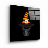 ・"Cute Wizard Dog"・Glass Wall Art