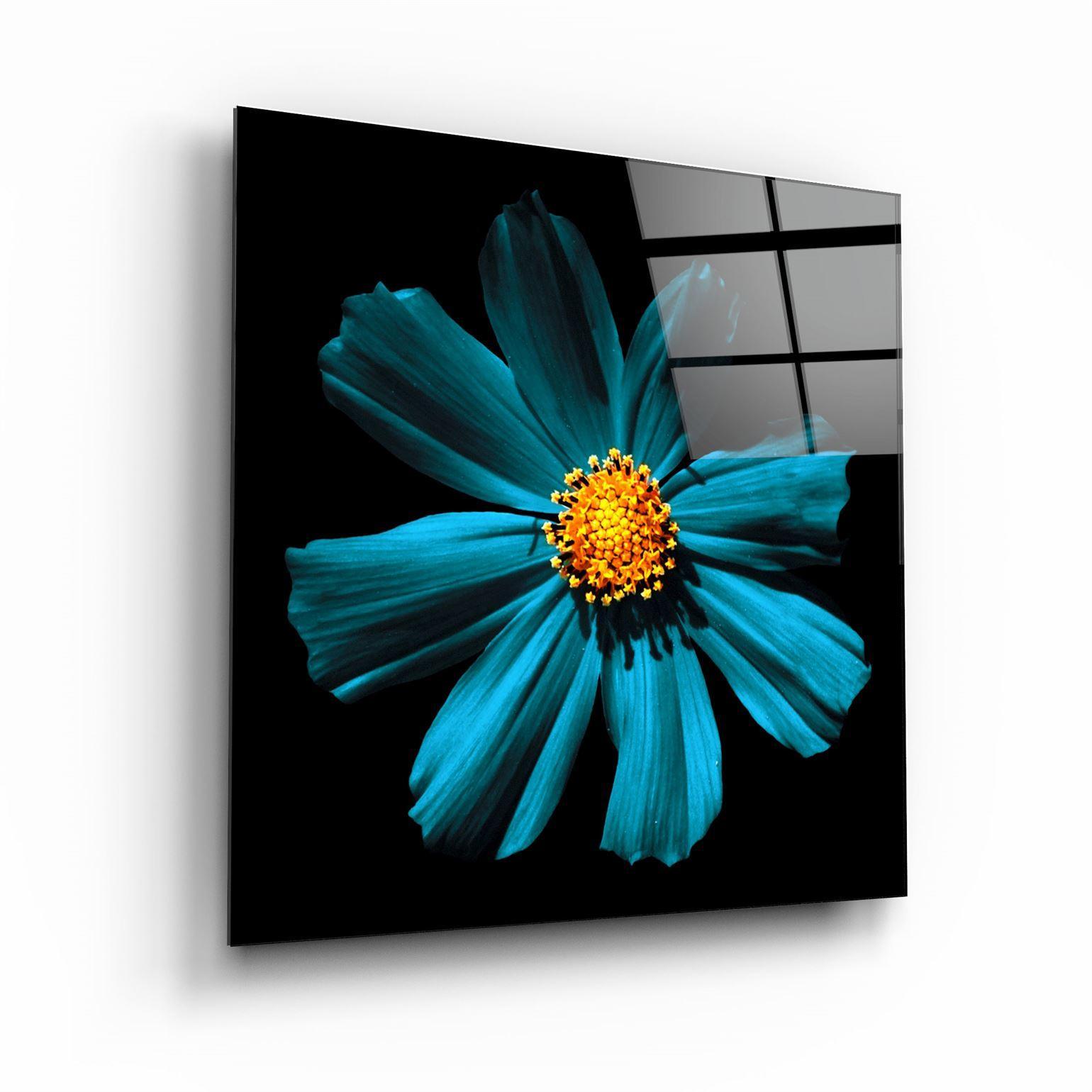 ・"Green Flower"・Glass Wall Art - ArtDesigna Glass Printing Wall Art
