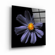 ・"Purple Flower"・Glass Wall Art - ArtDesigna Glass Printing Wall Art