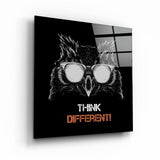 Owl | Glass Wall Art