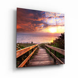 Sea Landscape | Glass Wall Art