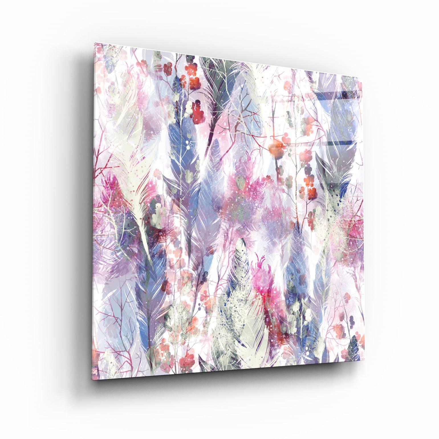 ・"Feather"・Glass Wall Art - ArtDesigna Glass Printing Wall Art