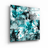 Tropical Leaves | Glass Wall Art
