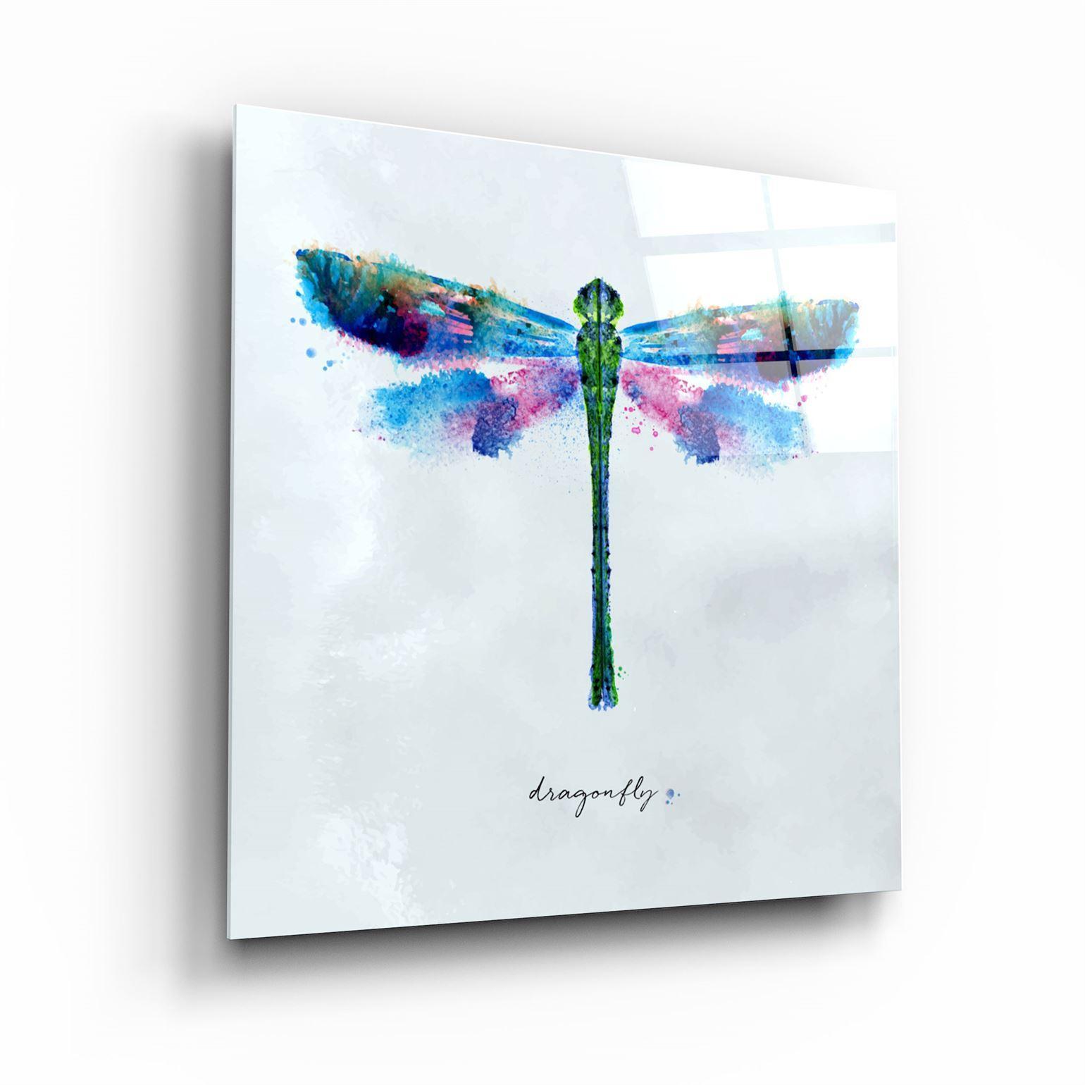・"Dragonfly"・Glass Wall Art - ArtDesigna Glass Printing Wall Art