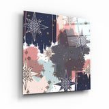 ."Pastel Abstract 3". Glass Wall Art