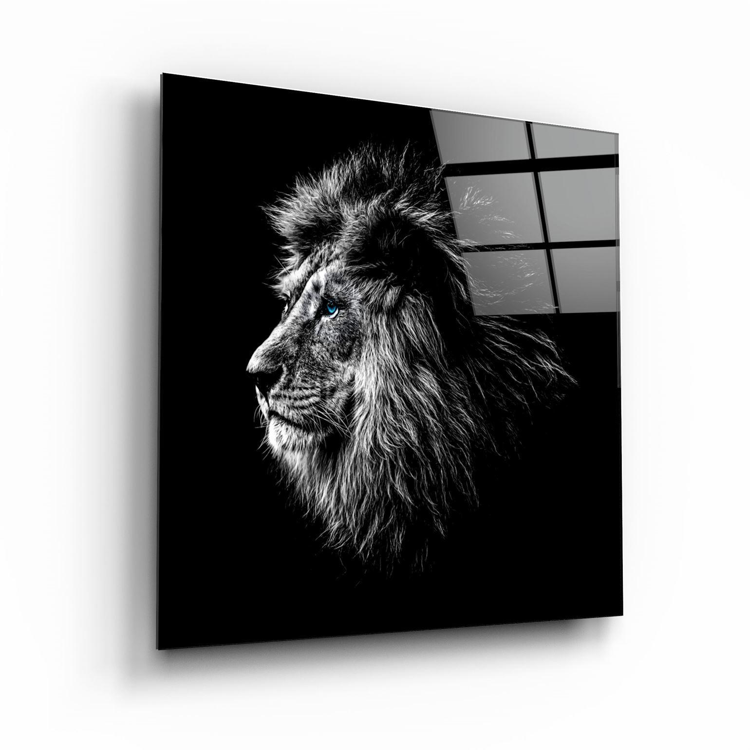 ・"Lion"・Glass Wall Art - ArtDesigna Glass Printing Wall Art