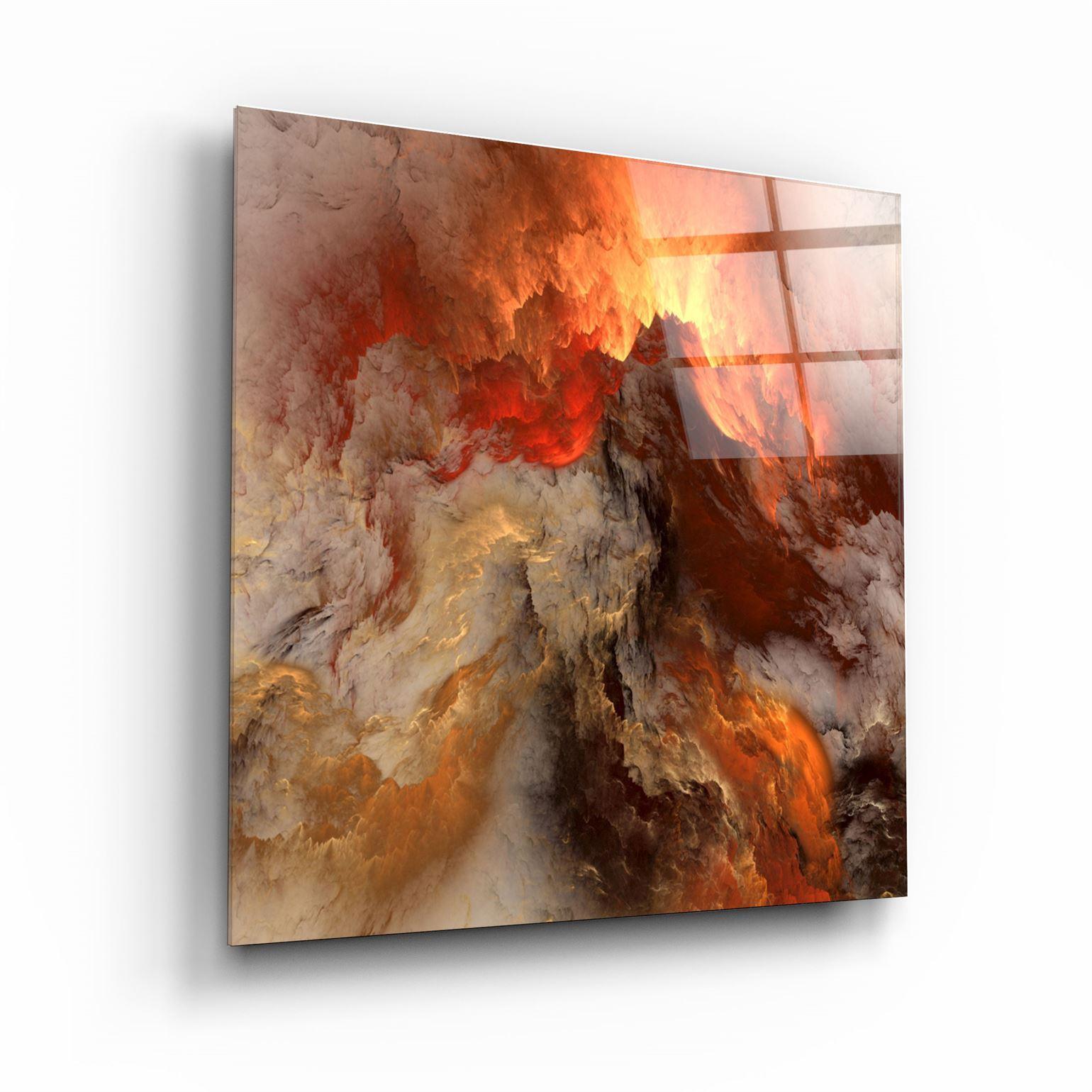 ・"Lava"・Glass Wall Art - ArtDesigna Glass Printing Wall Art