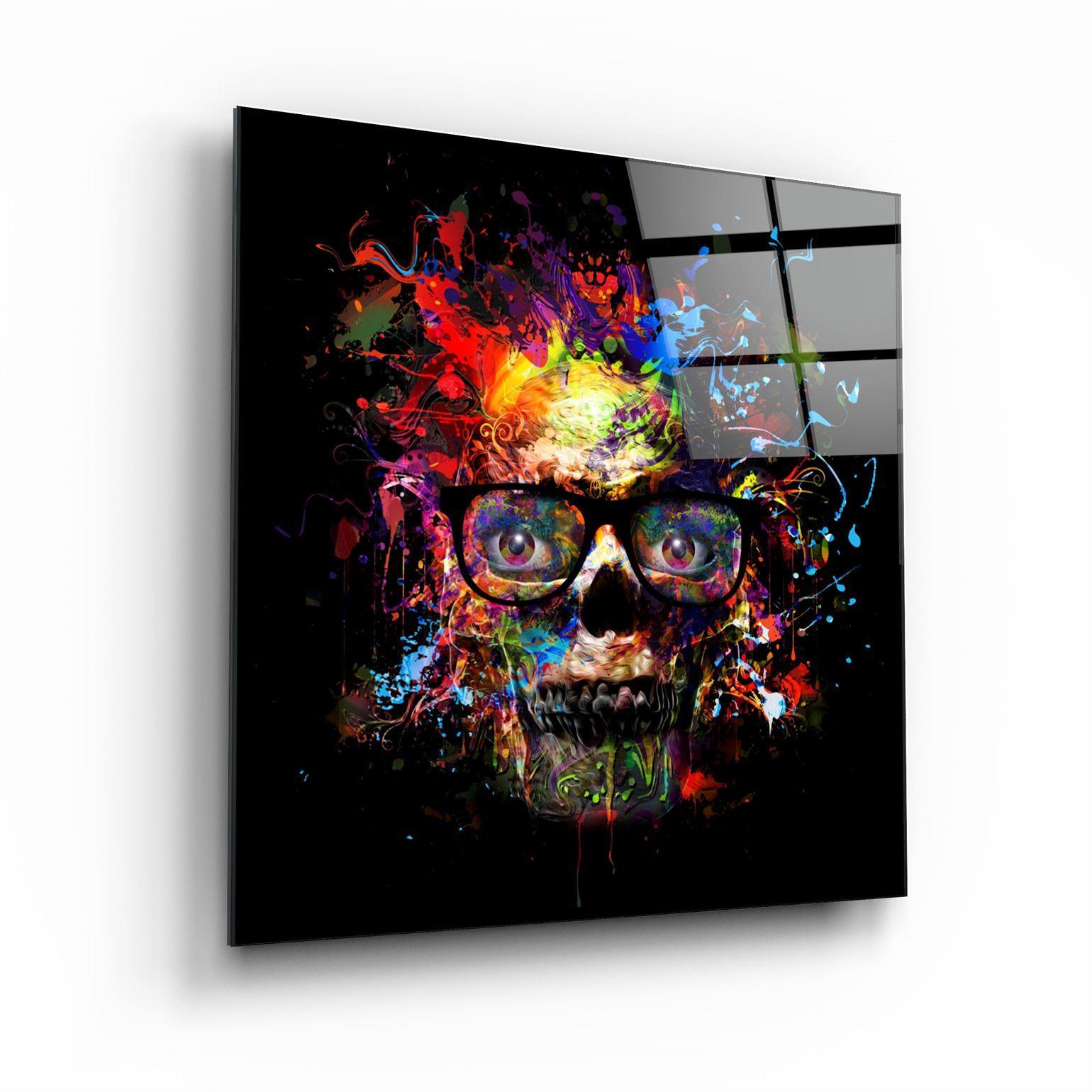 ・"Skeleton"・Glass Wall Art - ArtDesigna Glass Printing Wall Art
