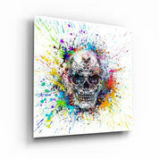 ・"Skulla"・Glass Wall Art - ArtDesigna Glass Printing Wall Art